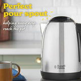 Russell Hobbs Adventure Kettle stainless steel 1.7L - British product