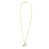 Revere 9ct gold lion pendant necklace chain, imported from the UK
