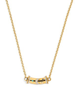 Harrods L'Atelier Nawbar Yellow Gold and Diamond Lot N91 Warrior Statement Necklace- Buy online at McGrocer
