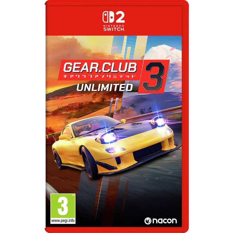 Gear Club Unlimited 3 game Nintendo Switch 2, imported from the UK