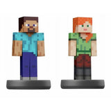 Nintendo Steve & Alex amiibo double pack figures, imported from the UK