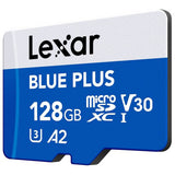 Lexar BLUE PLUS microSDXC memory card 128GB - British product