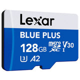 Lexar BLUE PLUS microSDXC memory card 128GB - British product