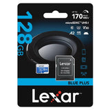 Lexar BLUE PLUS microSDXC memory card 128GB - British product