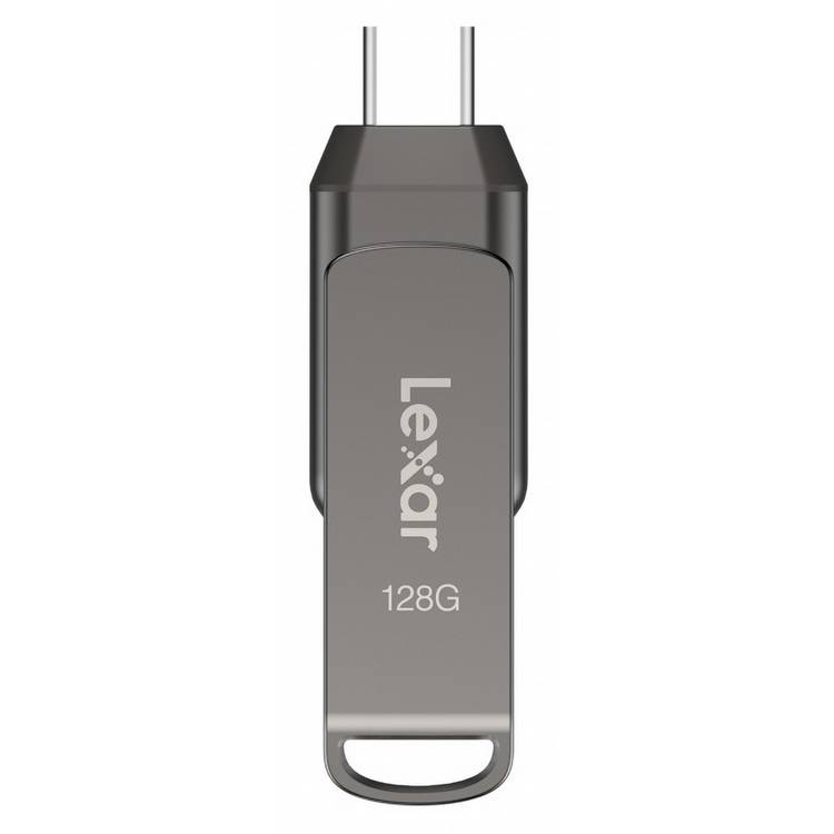 Lexar JumpDrive D400 dual flash drive 128GB, UK version