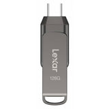 Lexar JumpDrive D400 dual flash drive 128GB, UK version