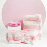 Brushworks Luxury Cleanse & Refresh Set with microfibre towel and headband - British product