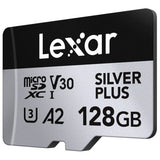 Lexar SILVER PLUS microSDXC memory card 128GB (British brand)