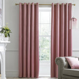 Argos Laurence Llewelyn-Bowen Montrose Blackout Eyelet Curtains - Blush Pink 117x137cm- Buy online at McGrocer