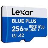 Lexar BLUE PLUS microSDXC memory card 256GB (British brand)