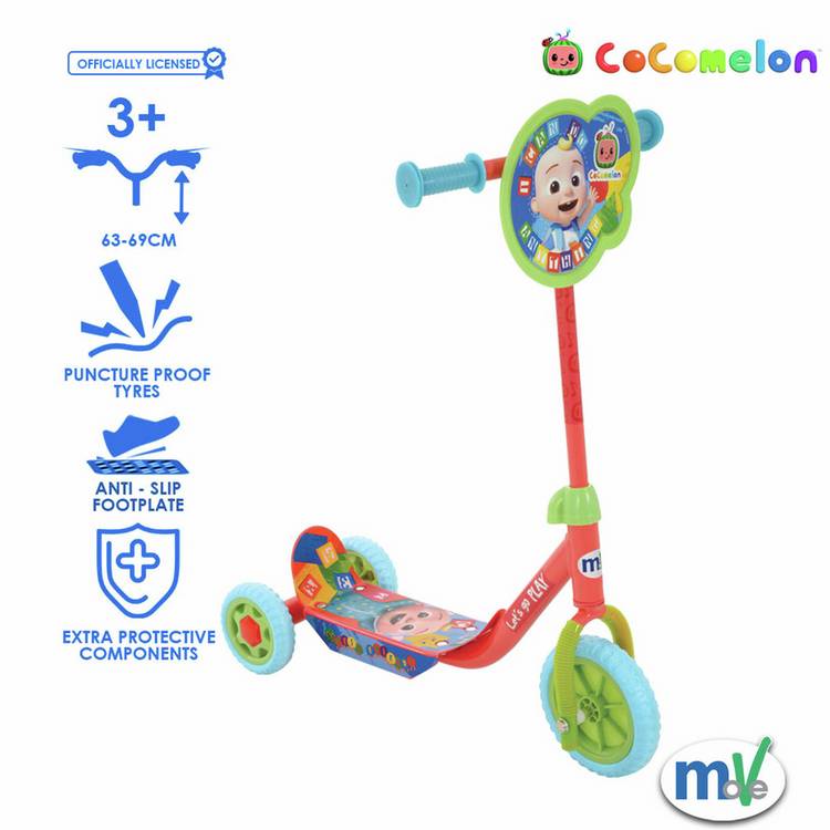 CoComelon Deluxe Tri Scooter - British product