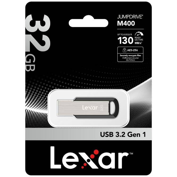 Lexar JumpDrive M400 32GB USB flash drive, UK version