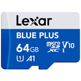 Lexar BLUE PLUS microSDXC memory card 64GB, UK version