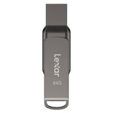 Lexar JumpDrive Dual Drive D400 64GB flash drive (British brand)