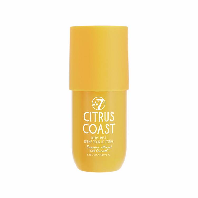 W7 Citrus Coast body mist and cream travel set 200ml (British brand)