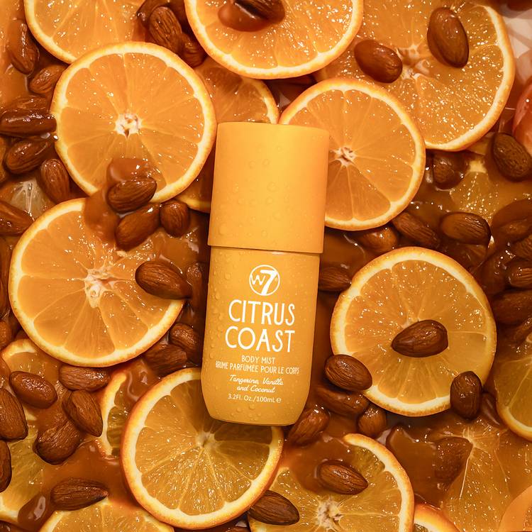 W7 Citrus Coast body mist and cream travel set 200ml (British brand)