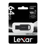 Lexar JumpDrive V400 64GB USB 3.2 flash drive (British brand)