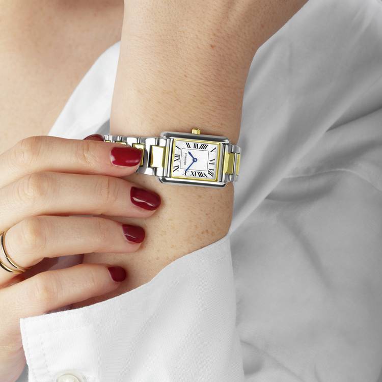 Sekonda Colette ladies watch white dial two tone bracelet - (British brand)