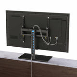 AVF black TV stand for 60 inch TVs, UK version