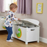 Liberty House Toys dinosaur toy box white - British product