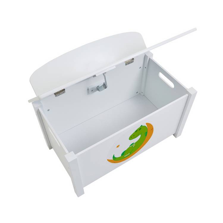 Liberty House Toys dinosaur toy box white - British product