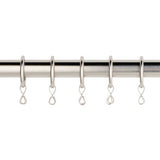 Argos Home stainless steel curtain rings 20-pack, imported from the UK