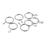 Argos Home stainless steel curtain rings 20-pack, imported from the UK