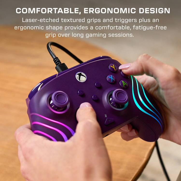 Turtle Beach Afterglow Wave RGB Xbox wired controller - British product