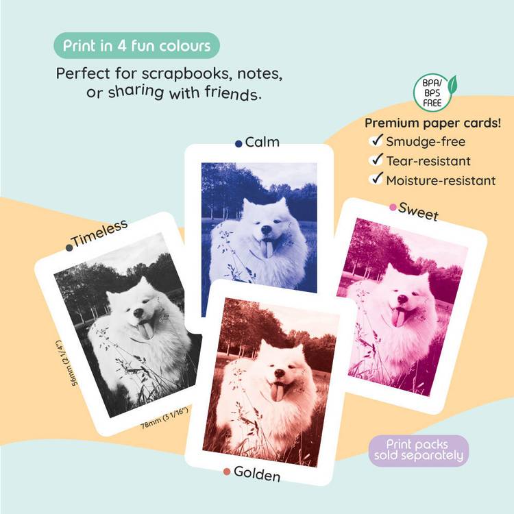 Kiimento Kids Instant Print Camera Mint, UK version