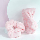 Brushworks makeup headband and scrunchie set, imported from the UK