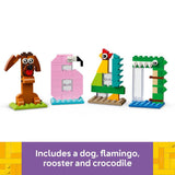 LEGO Birthday Numbers building set with animal figures - British product