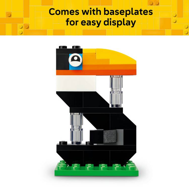 LEGO Birthday Numbers building set with animal figures - British product