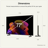 LG OLED TV 77 inch B6, imported from the UK