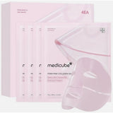 Medicube PDRN Pink Collagen hydrogel face mask 4 masks - British product