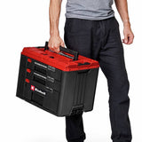 Einhell 3 drawer stackable tool case for small parts - British product