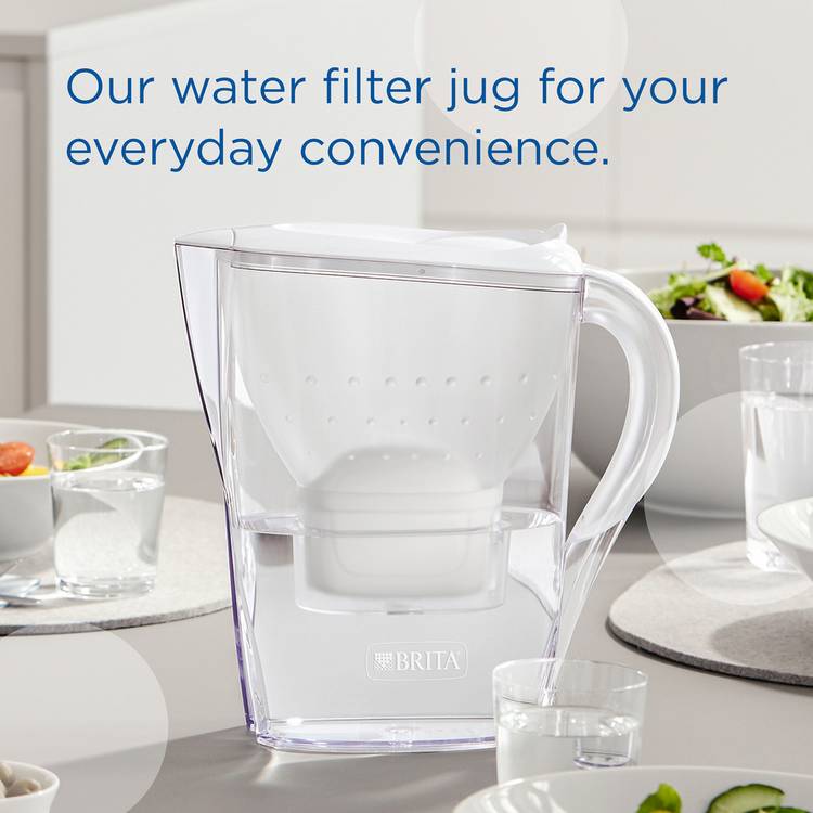 BRITA water filter jug white 2.4L - British product
