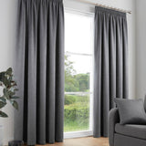 Fusion thermal curtains charcoal pencil pleat 117x137cm, imported from the UK