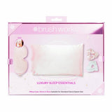 Brushworks satin sleep set with pillowcase mask and scrunchies (British brand)