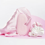 Brushworks satin sleep set with pillowcase mask and scrunchies (British brand)