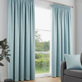 Argos Fusion Galaxy Thermal Pencil Pleat Curtains - Duck Egg - 117x137cm- Buy online at McGrocer