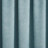 Fusion thermal pencil pleat curtains duck egg 117x137cm, UK version