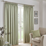 Argos Fusion Galaxy Thermal Pencil Pleat Curtains Green 117x137cm- Buy online at McGrocer