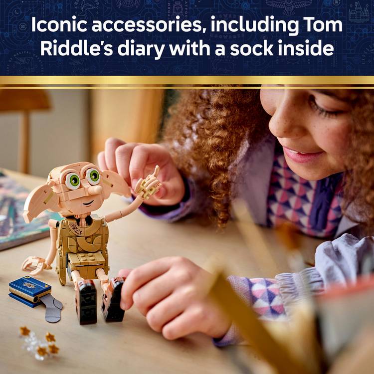 LEGO Harry Potter Dobby building toy 18 cm, imported from the UK