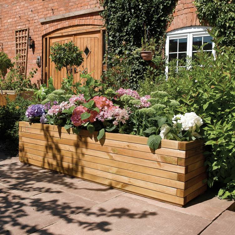 Rowlinson trough planter 180cm, imported from the UK