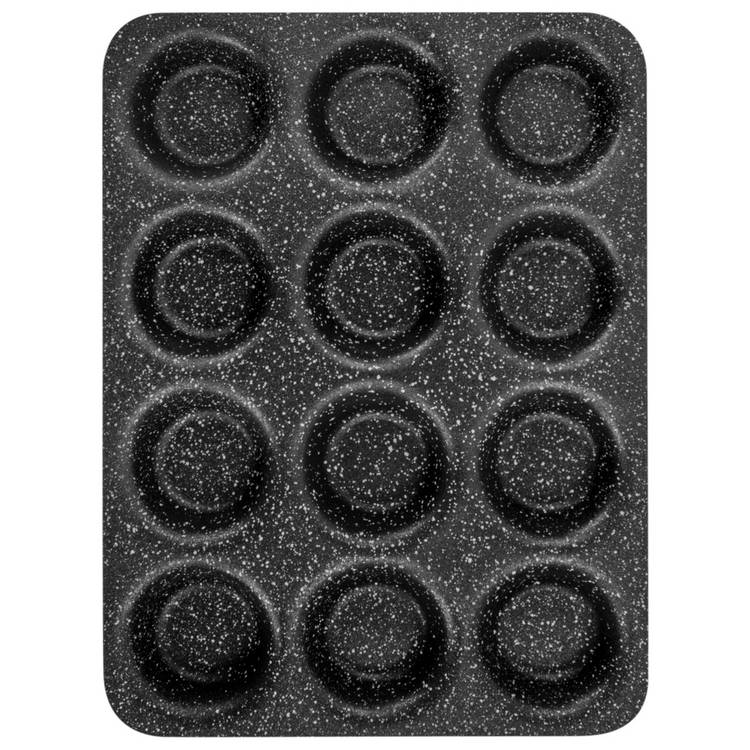 Scoville Neverstick 12 cup cupcake tray aluminium bakeware, UK version