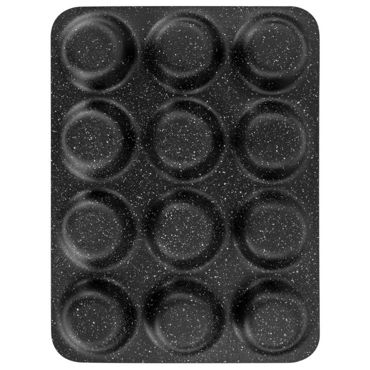 Scoville Neverstick 12 cup cupcake tray aluminium bakeware, UK version