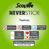 Scoville Neverstick 12 cup cupcake tray aluminium bakeware, UK version