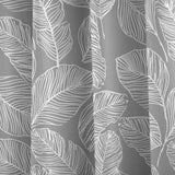 Fusion grey palm eyelet curtains British brand