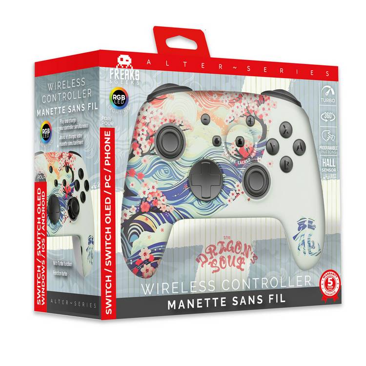 Freaks and Geeks wireless controller Dragon Blossom (British brand)