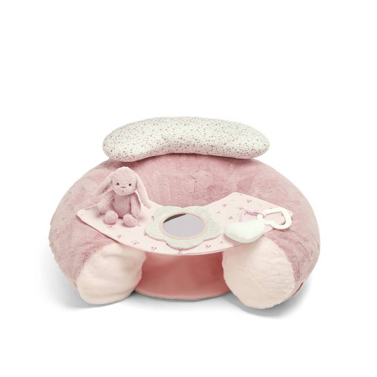 Mamas & Papas pink inflatable bunny baby seat, imported from the UK